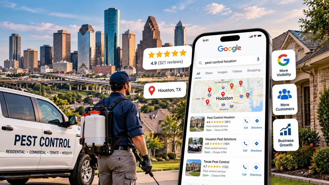 Pest control marketing in Houston, TX